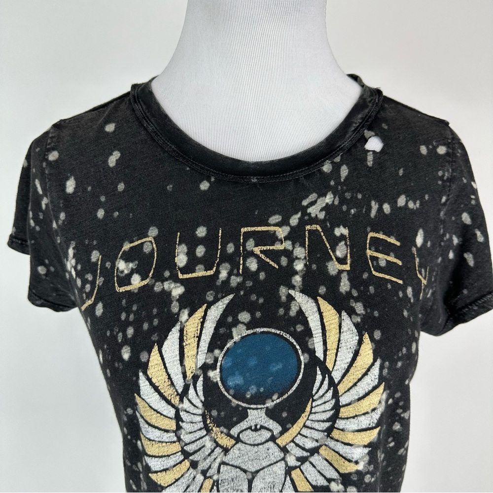 Lucky Brand Journey Distressed Graphic Tee Size XS - Picture 2 of 13